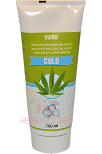 Virde Konopný balzám chladivý (200ml) Obrázek pro Virde Konopný balzám chladivý (200ml)