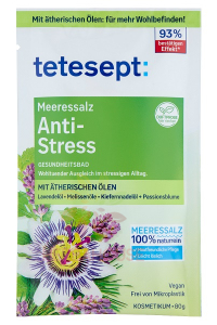 Tetesept Sůl do koupele anti-stres (80g) Obrázek pro Tetesept Sůl do koupele anti-stres (80g)