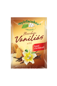Nyírfacukor Original Bourbon Vanilkový Xylitol březový cukr (10g) Obrázek pro Nyírfacukor Original Bourbon Vanilkový Xylitol březový cukr (10g)