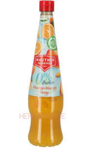 Mautner Markhof Sirup s příchutí pomeranč a mango se sladidly (700ml) Obrázek pro Mautner Markhof Sirup s příchutí pomeranč a mango se sladidly (700ml)