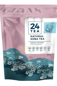 24Tea Natural Soba Tatarská pohanka (Fagopyrum esculentum) – pohankový čaj s kokosovou příchutí (100g) Obrázek pro 24Tea Natural Soba Tatarská pohanka (Fagopyrum esculentum) – pohankový čaj s kokosovou příchutí (100g)