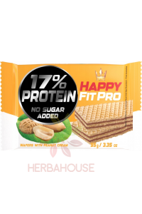 Flis Happy Fit Pro oplatky s arašídovou náplní bez cukru (95g) Obrázek pro Flis Happy Fit Pro oplatky s arašídovou náplní bez cukru (95g)