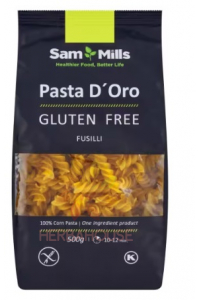Sam Mills Pasta d´Oro Bezlepkové těstoviny fusilli (500g) Obrázek pro Sam Mills Pasta d´Oro Bezlepkové těstoviny fusilli (500g)
