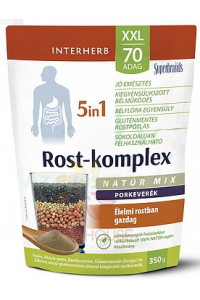 Interherb Interherb XXL Rost-komplex 5v1 – přírodní vláknina na trávení (350g) Obrázek pro Interherb Interherb XXL Rost-komplex 5v1 – přírodní vláknina na trávení (350g)
