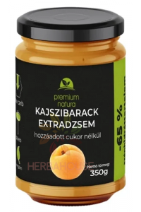 Premium Natura Meruňkový džem bez přidaného cukru (350g) Obrázek pro Premium Natura Meruňkový džem bez přidaného cukru (350g)