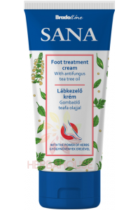 BradoLine Sana Krém na nohy s Tea Tree olejem proti plísním (100ml) Obrázek pro BradoLine Sana Krém na nohy s Tea Tree olejem proti plísním (100ml)