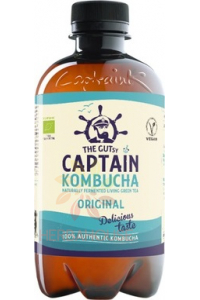 Captain Kombucha Bio Nápoj z kombuchy originál (400ml) Obrázek pro Captain Kombucha Bio Nápoj z kombuchy originál (400ml)