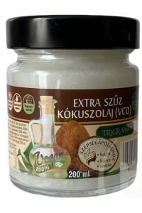 Trigramm Extra panenský kokosový olej lisovaný za studena (200ml) Obrázek pro Trigramm Extra panenský kokosový olej lisovaný za studena (200ml)