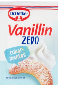 Dr.Oetker Zero Vanilínový cukr bez cukru s erytritolem (8g) Obrázek pro Dr.Oetker Zero Vanilínový cukr bez cukru s erytritolem (8g)