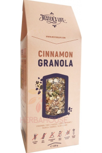 Hester's Life Cinnamon Bezlepková granola s datlemi, vanilkou a skořicí bez přidaného cukru (320g) Obrázek pro Hester's Life Cinnamon Bezlepková granola s datlemi, vanilkou a skořicí bez přidaného cukru (320g)