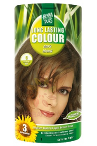 Hennaplus Přírodní barva na vlasy 6 - tmavá blond (100ml) Obrázek pro Hennaplus Přírodní barva na vlasy 6 - tmavá blond (100ml)