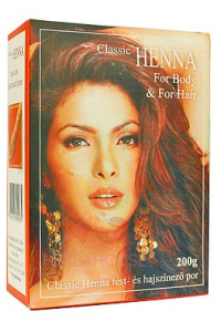 Classic Henna 100% klasická henna na vlasy a tělo v prášku (200g) Obrázek pro Classic Henna 100% klasická henna na vlasy a tělo v prášku (200g)
